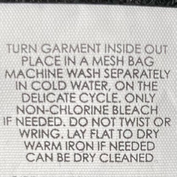 CAbi Union Lace V Neck Dolman Sleeve Sweater in Dark Black Women’s M - Picture 7 of 7